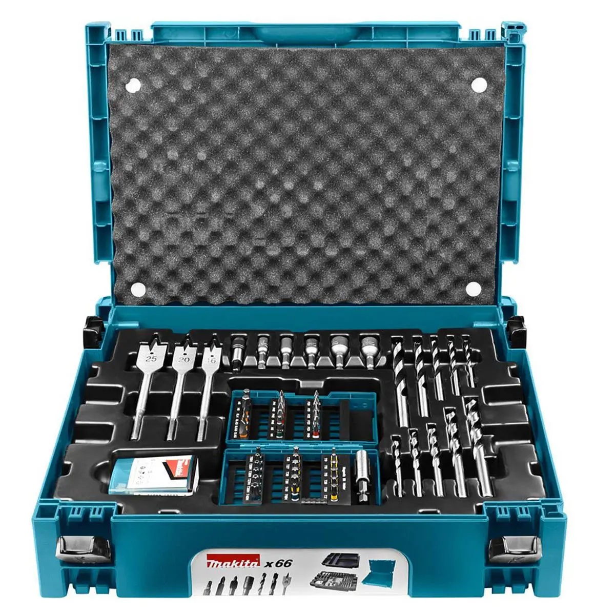 Makita B-43044 Makpac Drill & Screw Bit Set Of 66 Pieces 1