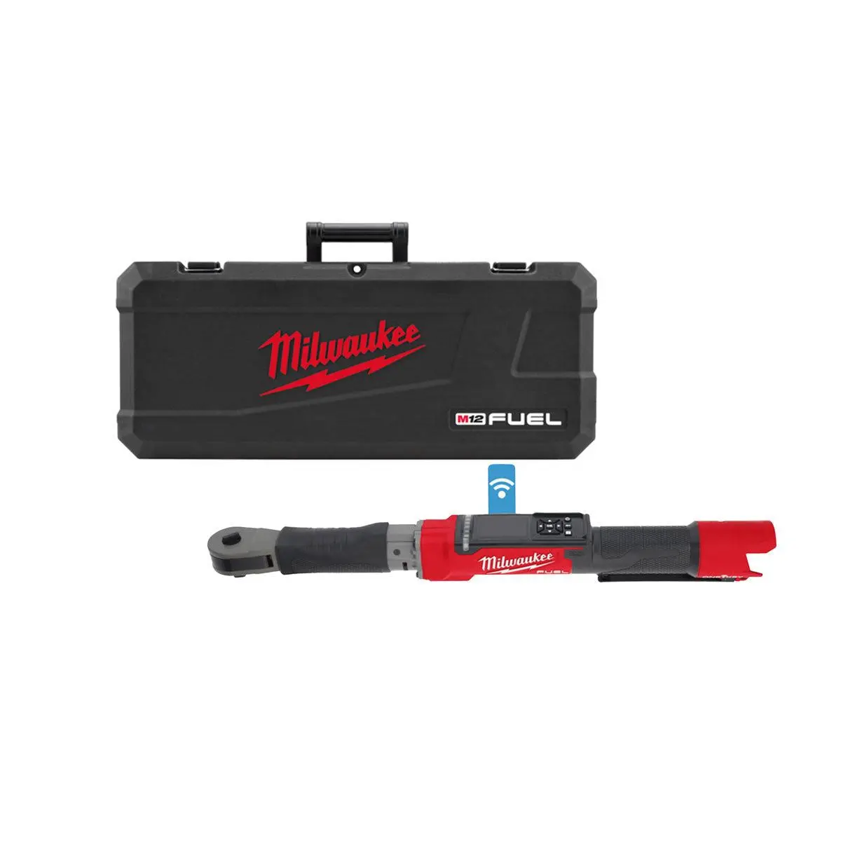 Milwaukee M12oneftr12-0C 12V Fuel One-Key Brushless 1/2" Digital Impact Torque Wrench Body Only With Case 4933464969 1