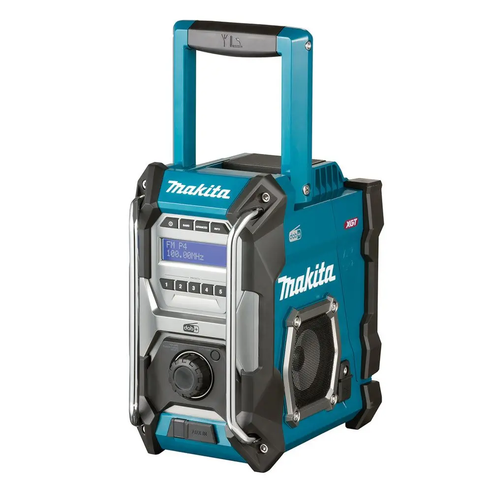 Makita Mr003gz 40V Xgt Fm/Dab/Dab+ Jobsite Radio Blue Body Only 1