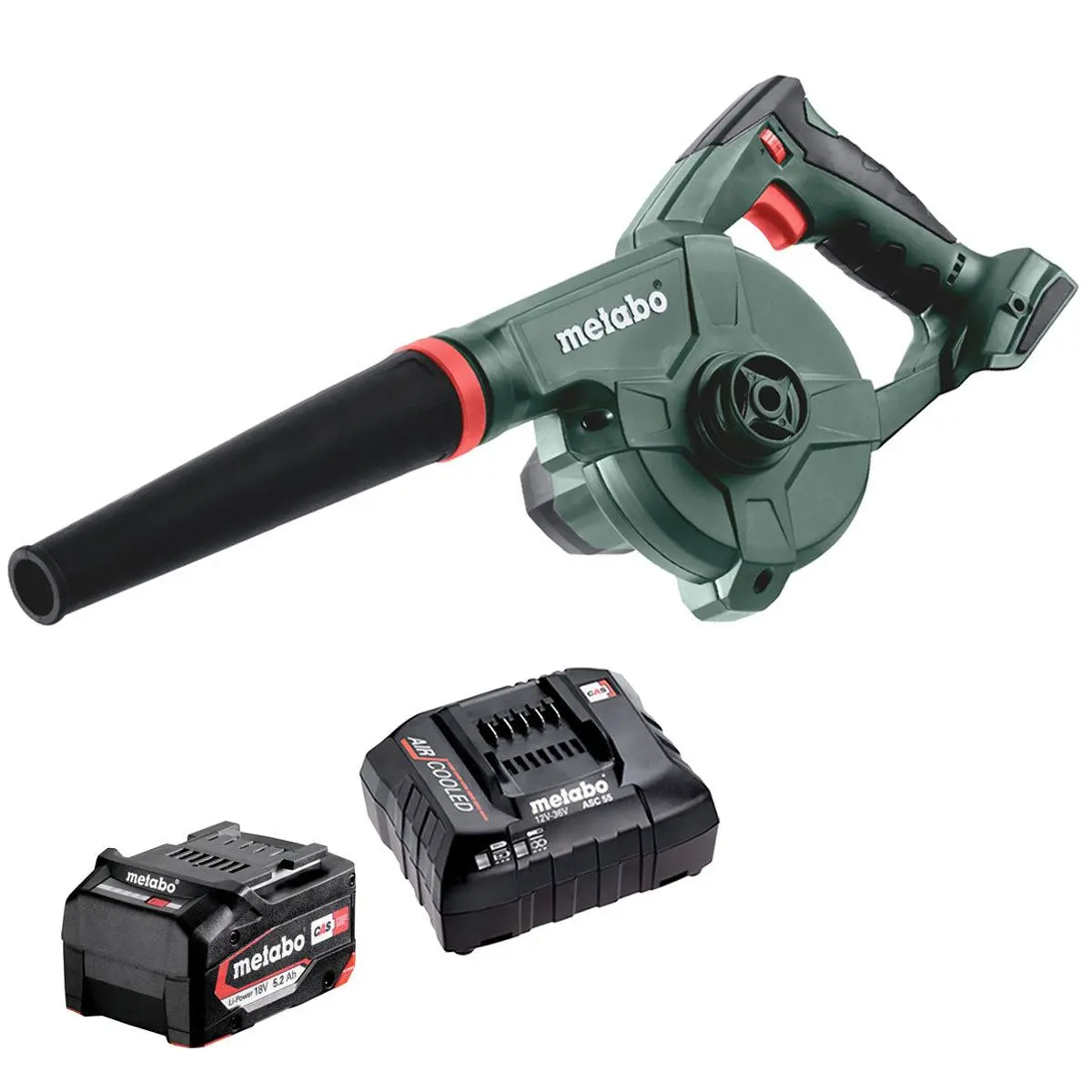 Metabo Ag 18 18V Cordless Blower With 1 X 5.2Ah Battery & Charger 1
