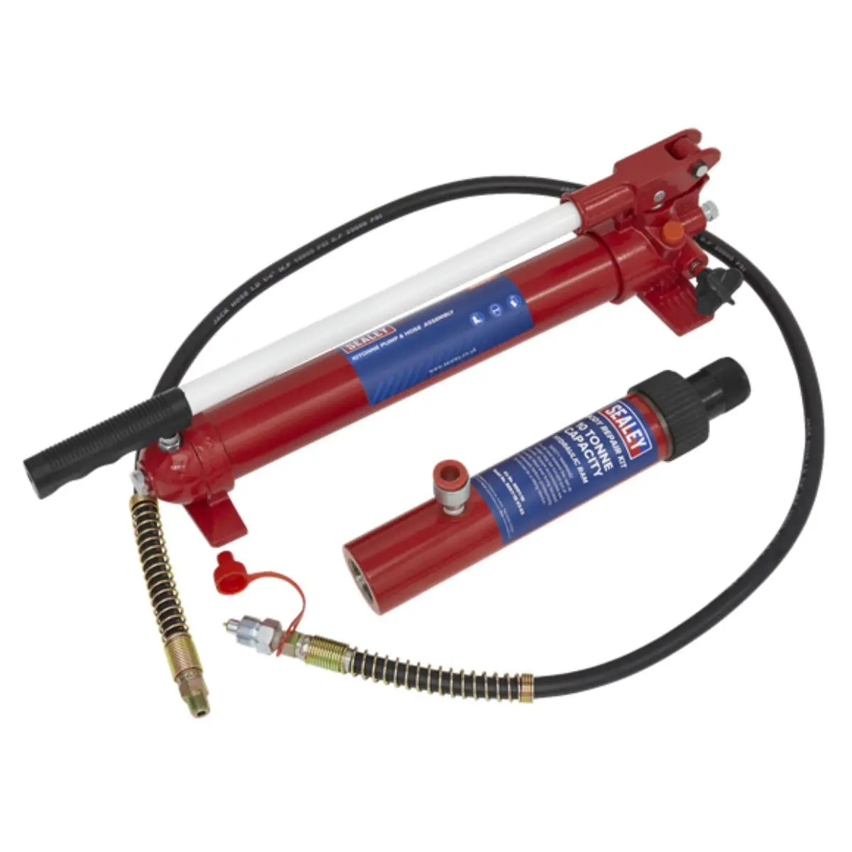 Sealey Re97.10-Combo Push Ram With Pump & Hose Assembly 1
