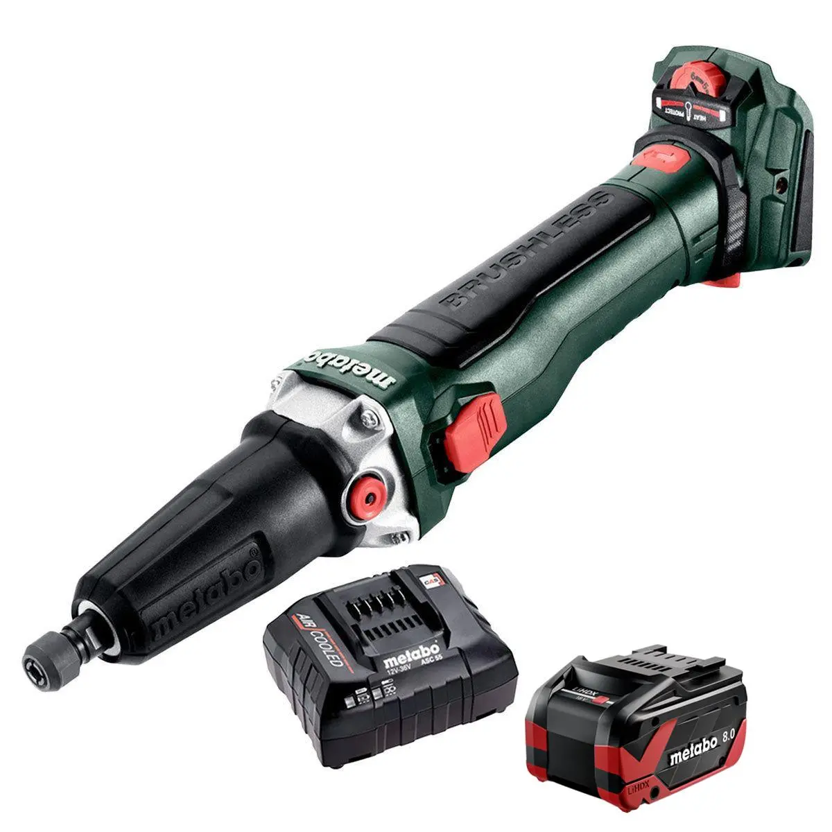 Metabo Gvb 18 Ltx Bl 11-28 18V Brushless Die Grinder With 1 X 8.0Ah Battery & Charger 1