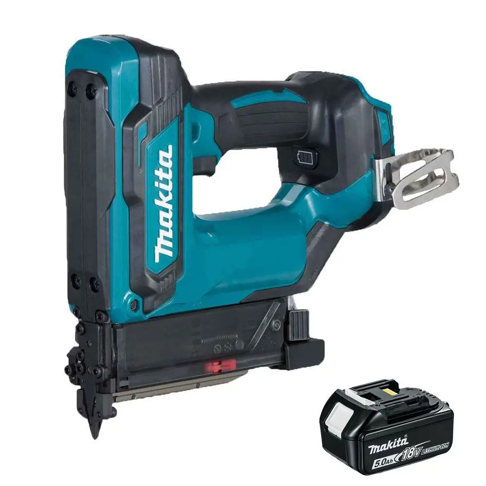 Makita Dpt353z 18V Lxt Cordless 23Ga Pin Nailer With 1 X 5.0Ah Battery 1