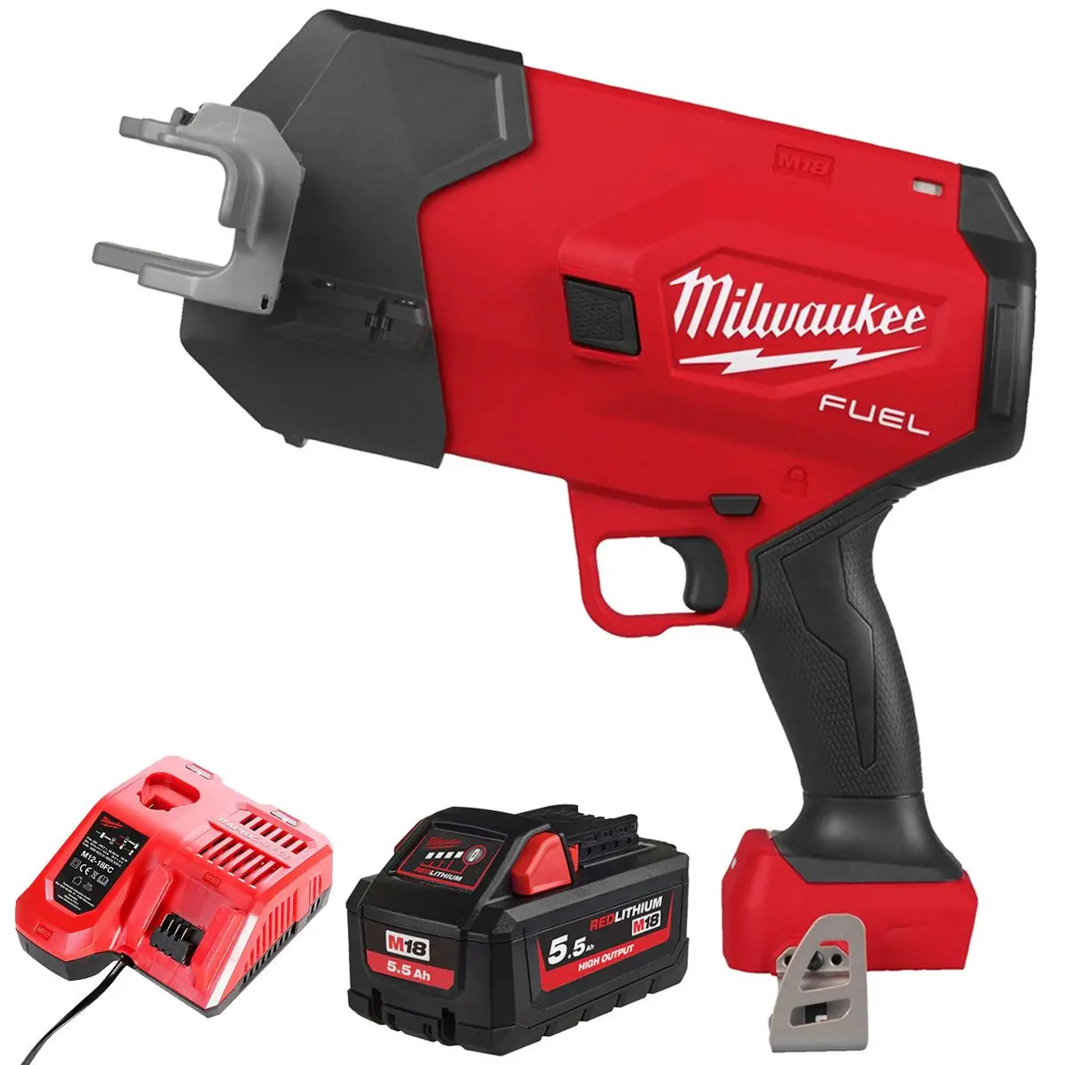 Milwaukee M18fpcs-0 18V M18 Fuel Brushless Steel Pipe Cutter With 1 X 5.5Ah Battery & Charger 1