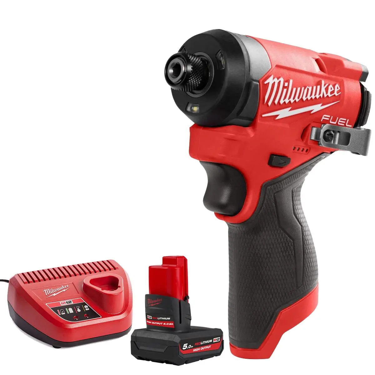 Milwaukee M12fid2-0 12V Brushless Impact Driver With 1 X 5.0Ah Battery & Charger 1