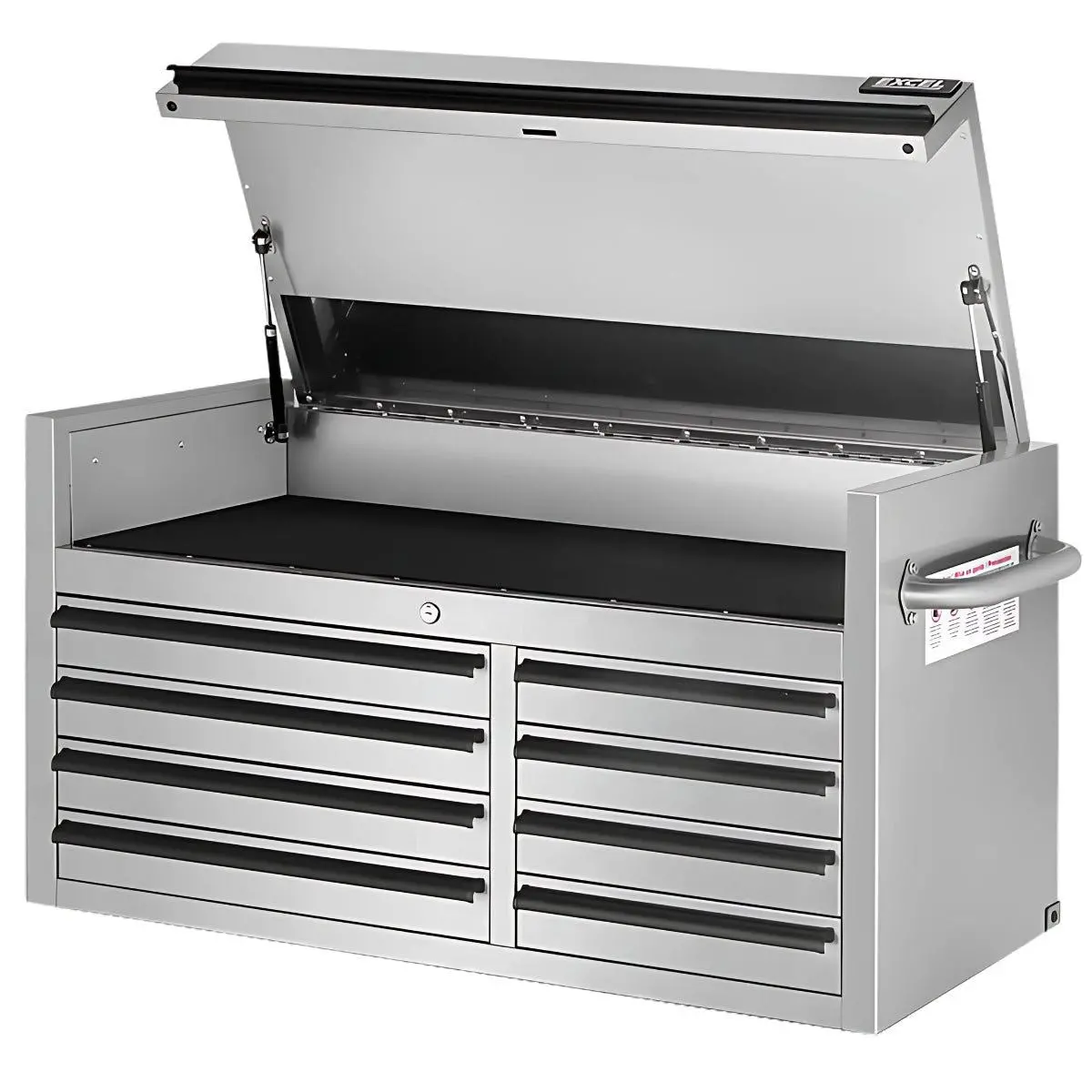 Excel 41" 8 Drawer Stainless Steel Tool Chest Item Condition Damaged Box 1