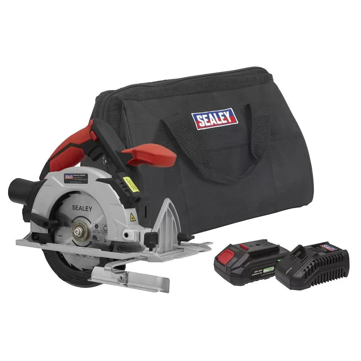 Sealey Cp20vcskit1 20V 150Mm Circular Saw Kit With Battery & Charger 1