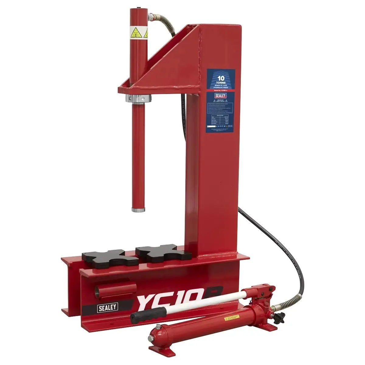 Sealey Yc10b Hydraulic Press 10 Tonne Bench 'C' Type 1