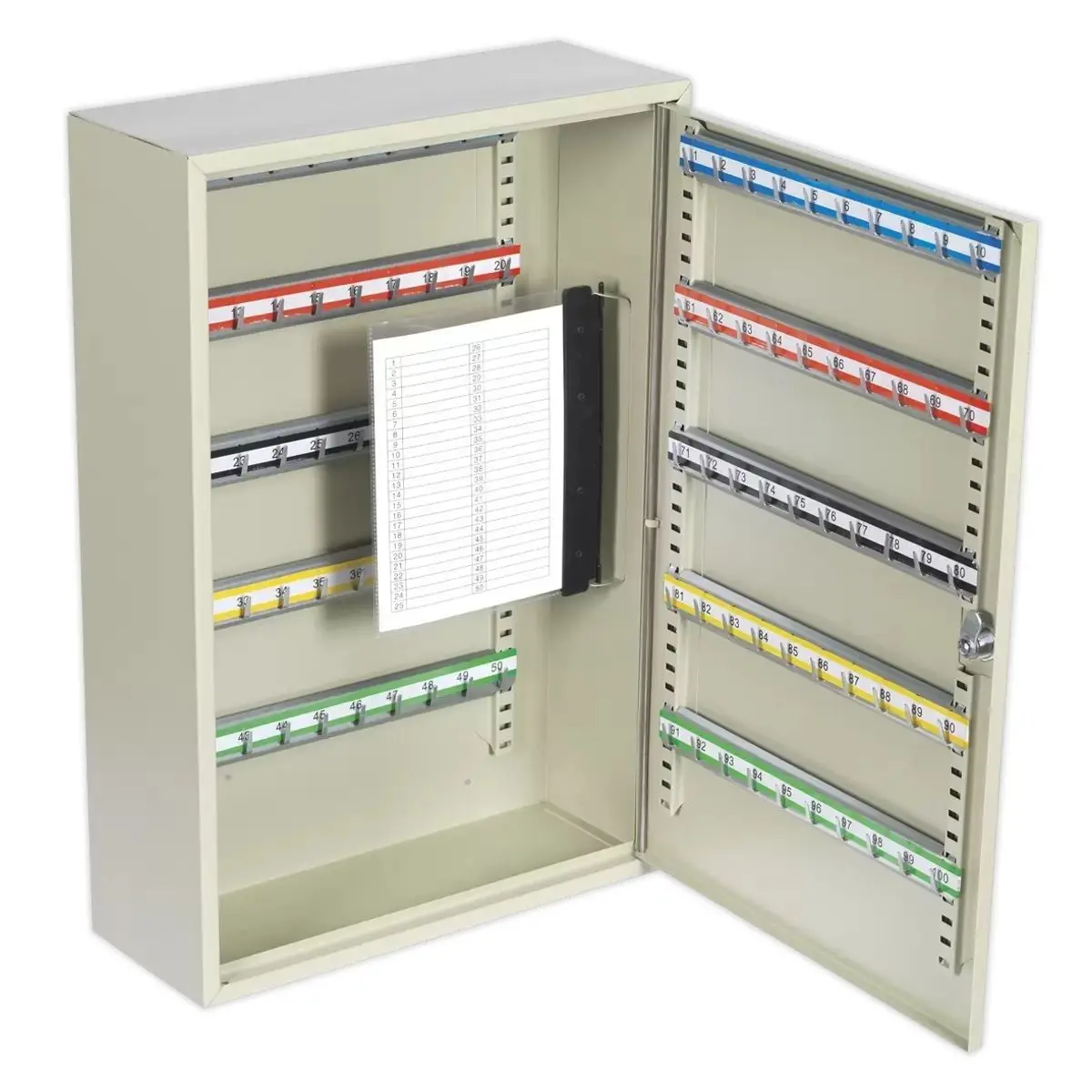 Sealey Skc100d Deep Key Cabinet 100 Key Capacity 1