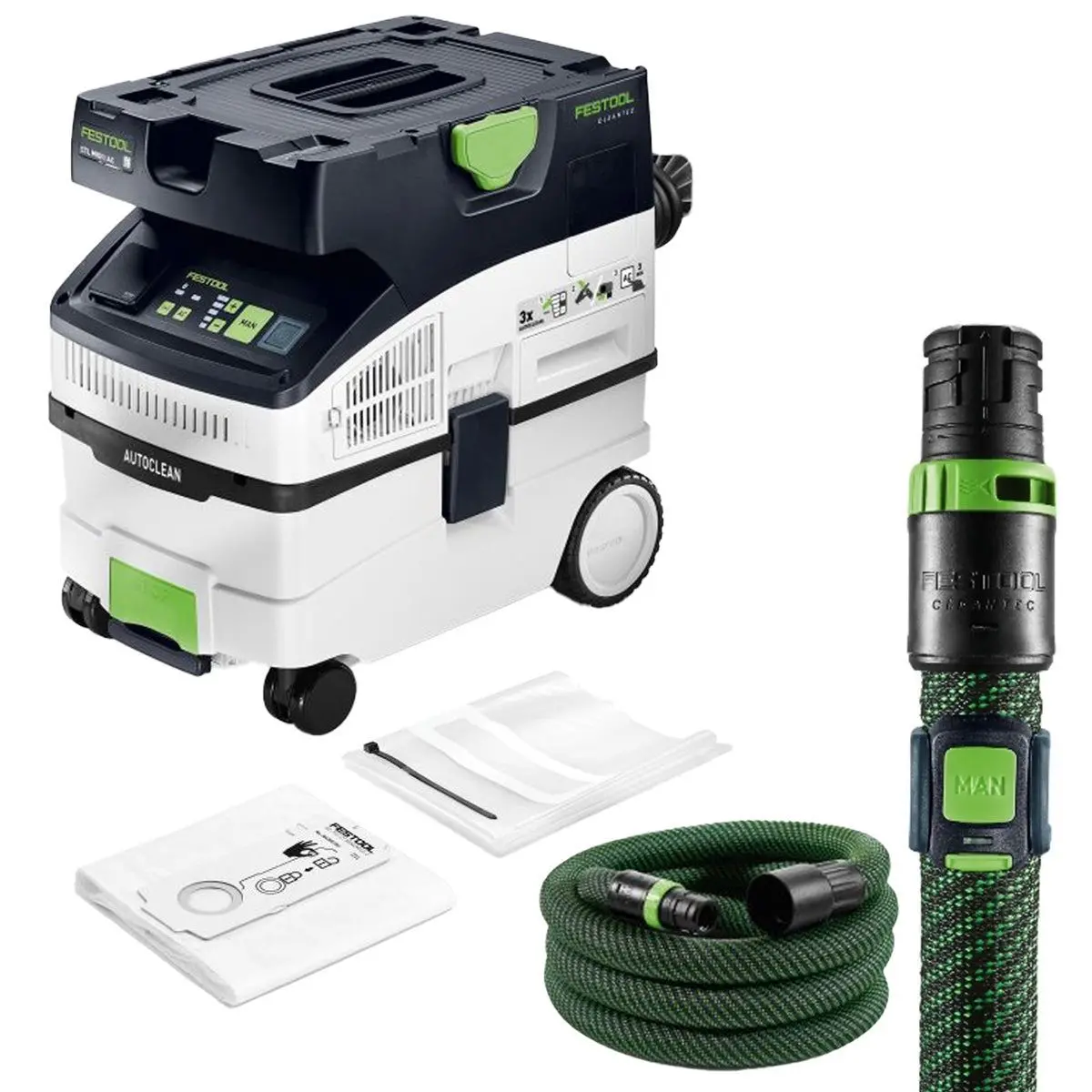 Festool Ctl Midi I Ac 110V Gb Mobile Dust Extractor Cleantec - 578546 With Bluetooth Remote Control 578499 1
