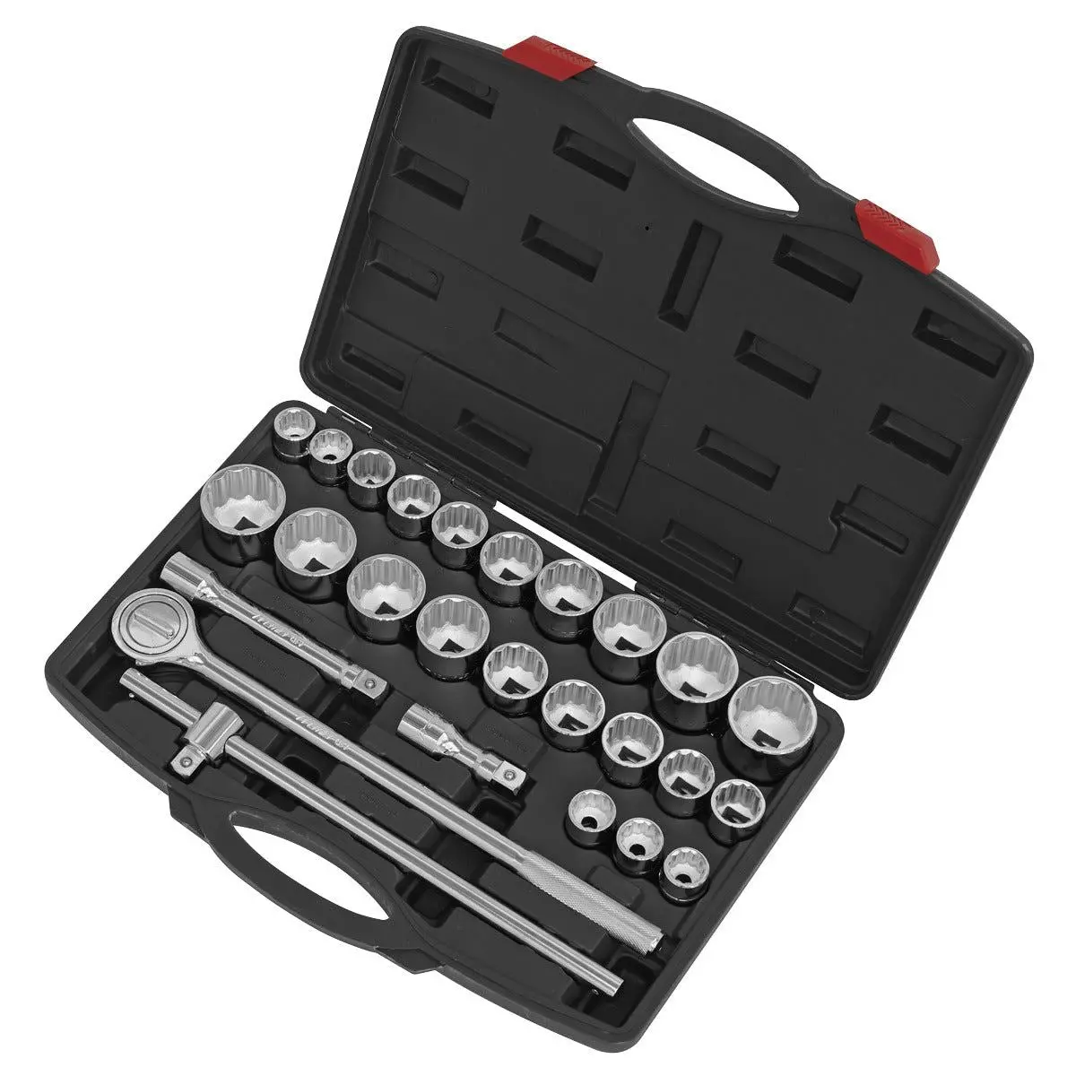 Sealey Ak2582 3/4"Sq Drive Socket Set 26Pc 1