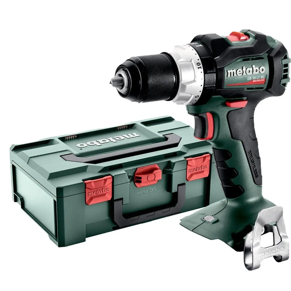Metabo Sb 18 Lt Bl 18V Brushless Combi Hammer Drill In Carry Case 602316840 Item Condition Seller Refurbished 1