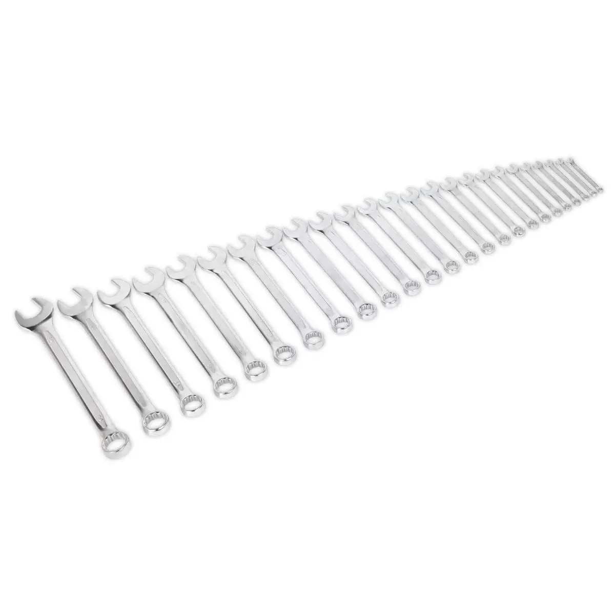 Sealey Ak63253 Combination Spanner Set 25Pc Metric 1