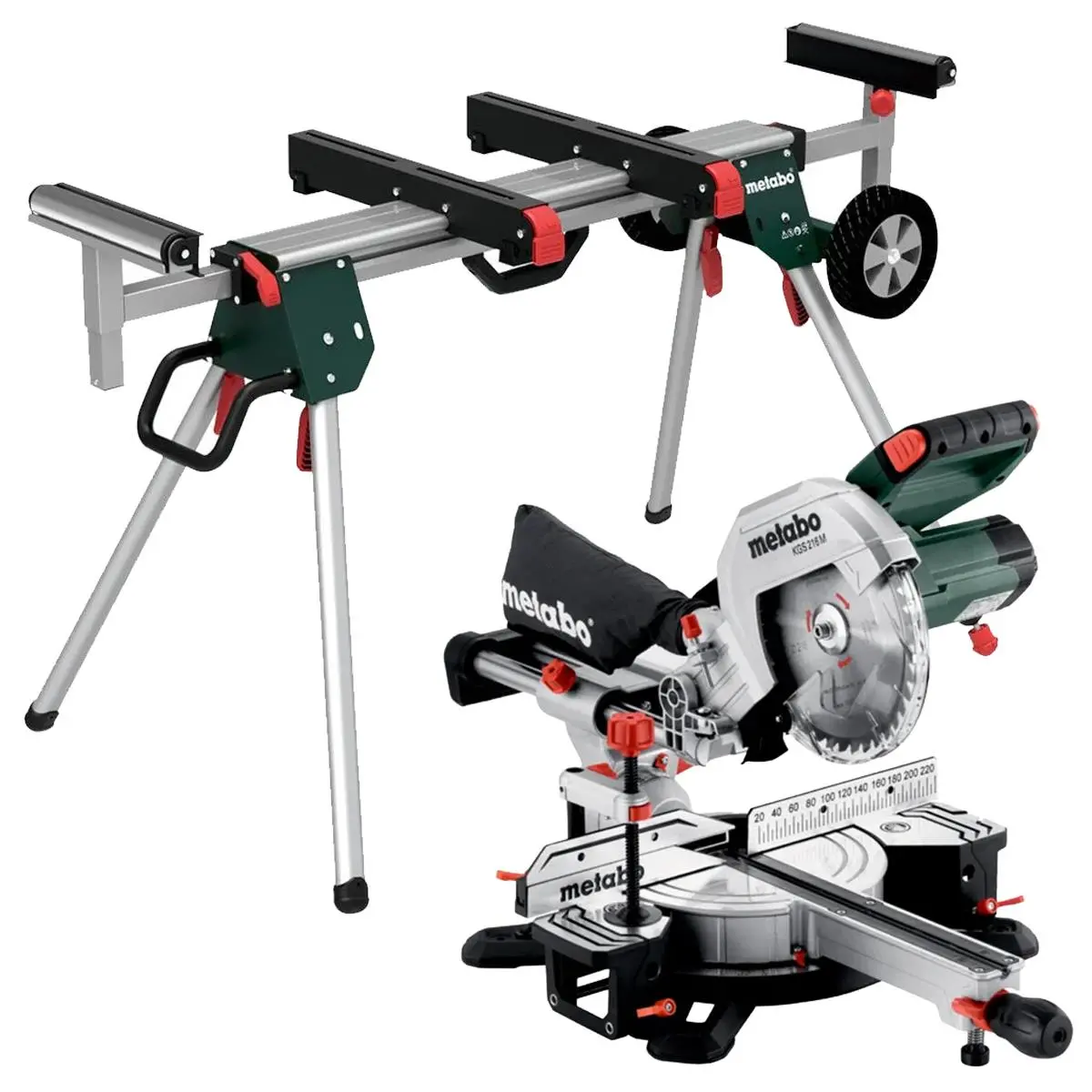 Metabo Kgs 216Mn 216Mm Sliding Mitre Saw 110V/1500W With Ksu 251 Stand 1
