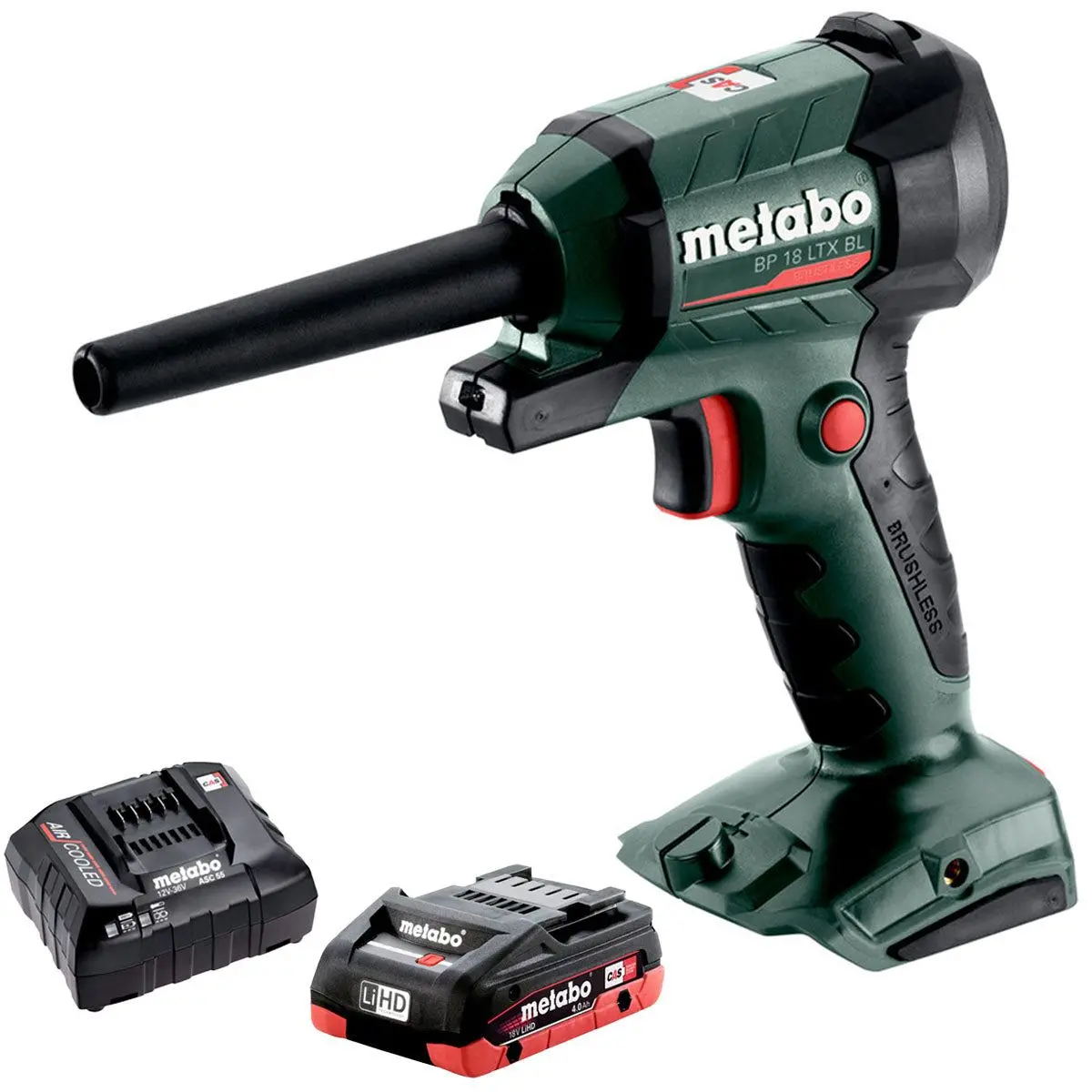 Metabo Bp 18 Ltx Bl 18V Brushless Blower With 1 X 4.0Ah Battery & Charger 1