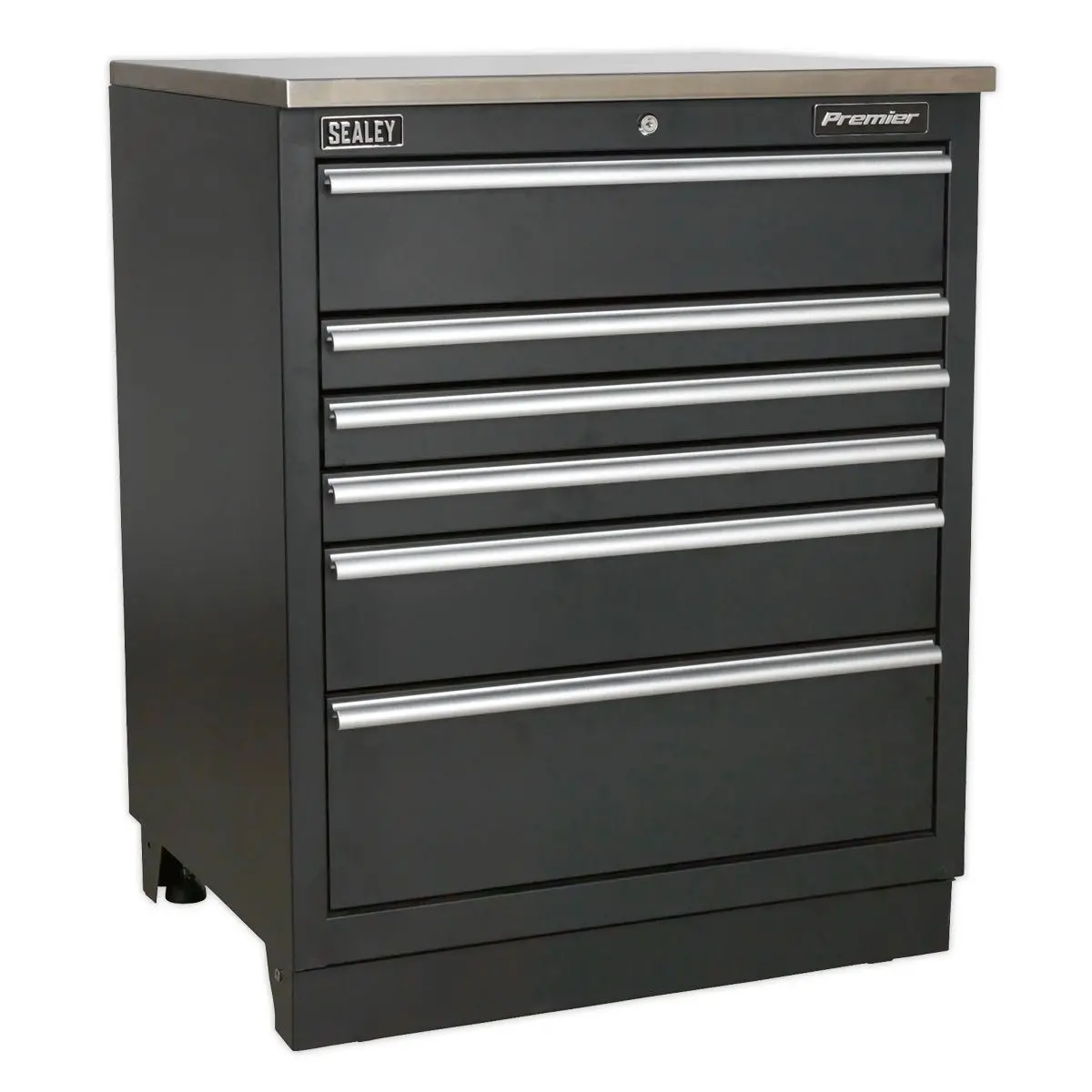 Sealey Apms03 Modular Floor Cabinet 6 Drawer 775Mm Heavy-Duty 1