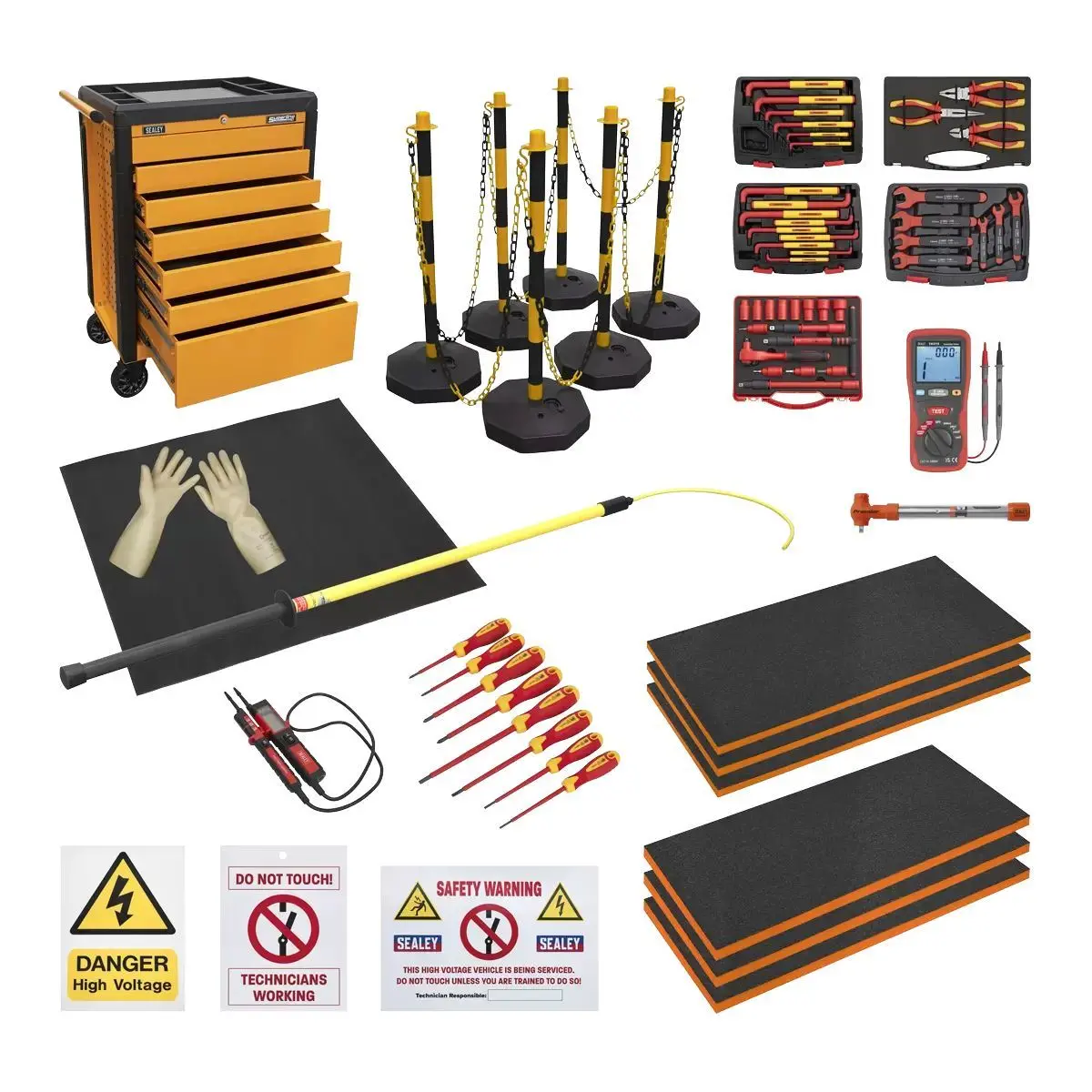 Sealey Hvcom1 Ev/Hybrid Master Tool Kit 1
