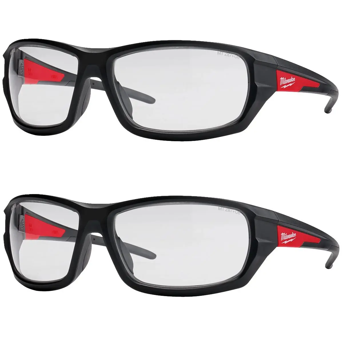Milwaukee Performance Safety Glasses Clear 4932471883 Pack Of 2 1