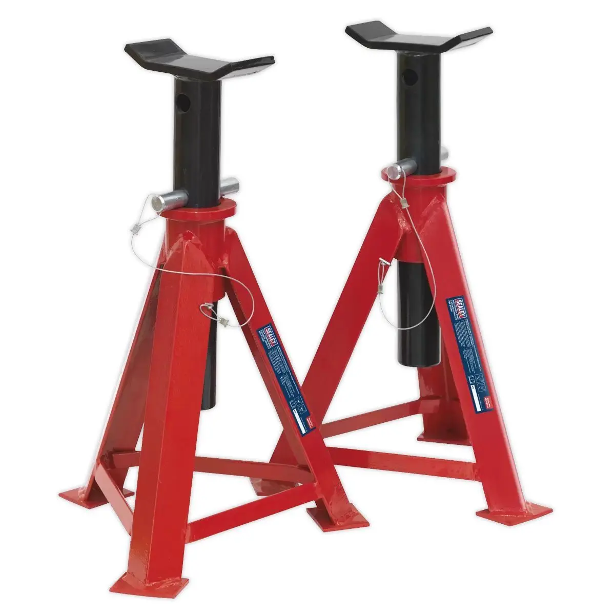 Sealey As7500 Axle Stands 7.5 Tonne Per Stand (Pair) 1