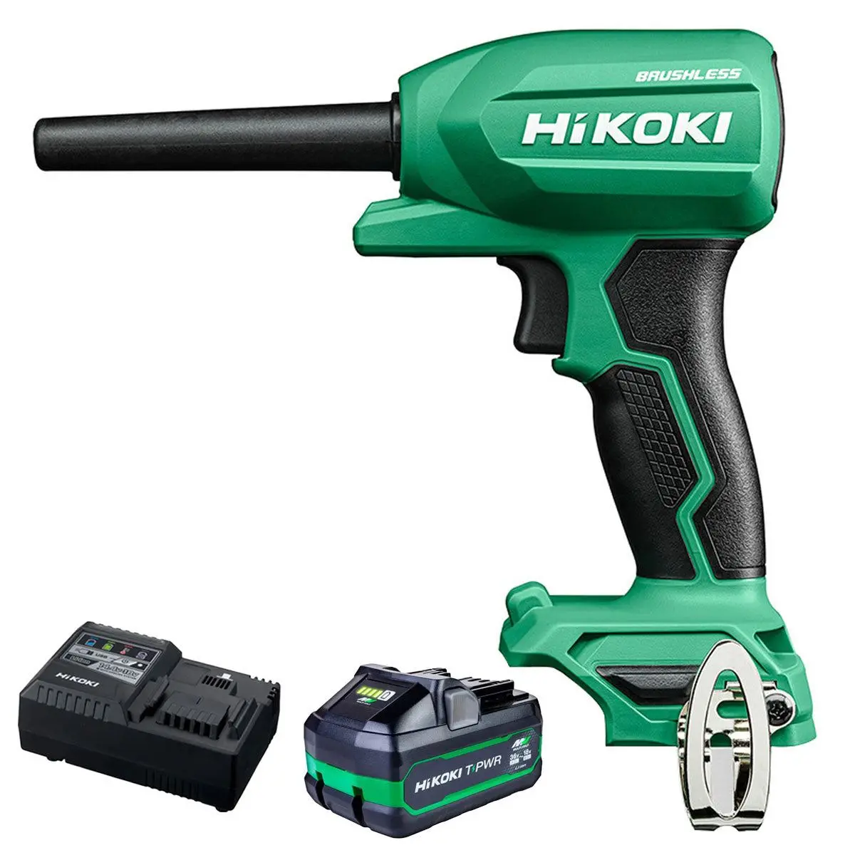 Hikoki Ra18daw4z 18V Brushless Air Duster With 1 X 4.0Ah/8.0Ah Battery & Charger 1
