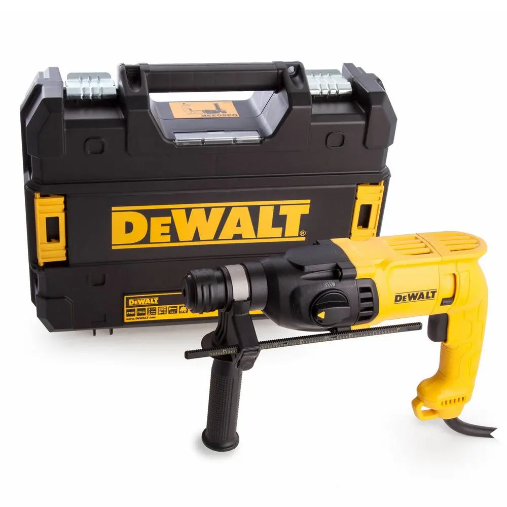 Dewalt D25033k Sds Plus 3-Mode Hammer Drill Powerful 710W/240V For Versatile Drilling Performance 1