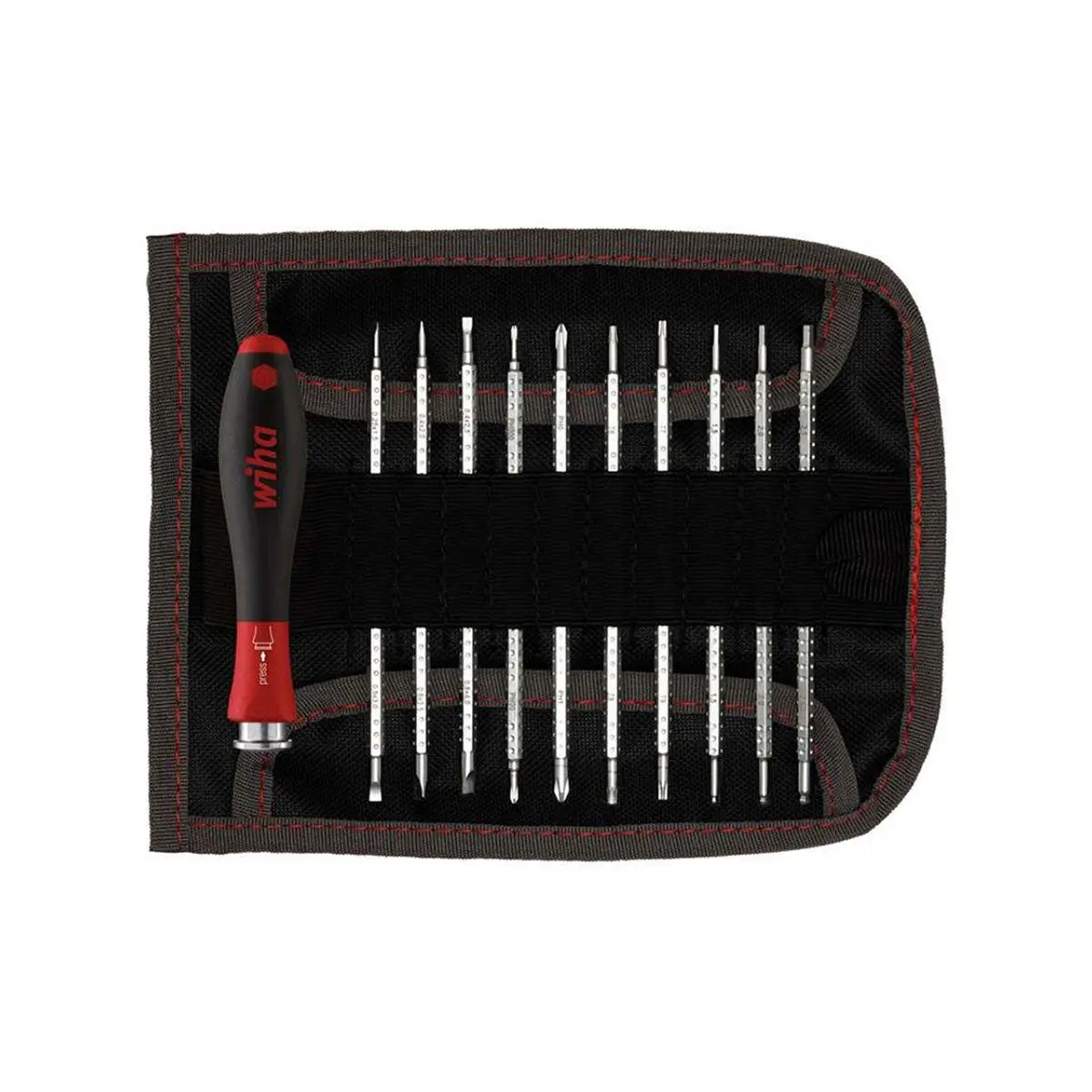 Wiha System 4 Soft Finish Interchangeable Screwdriver Set Of 12 Piece Wha-27820 1