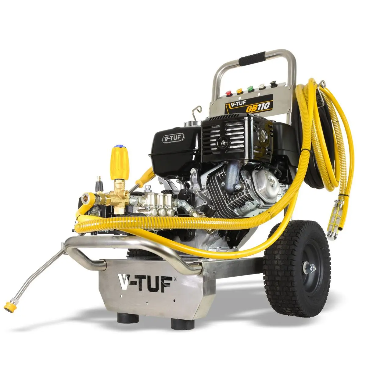 V-Tuf Gb110 21L/Min Industrial 13Hp Gearbox Driven Honda Petrol Pressure Washer 3000Psi & 200Bar 1