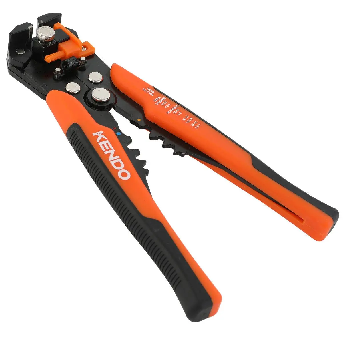 Kendo 200Mm Automatic Wire Stripping & Crimping Pliers 1