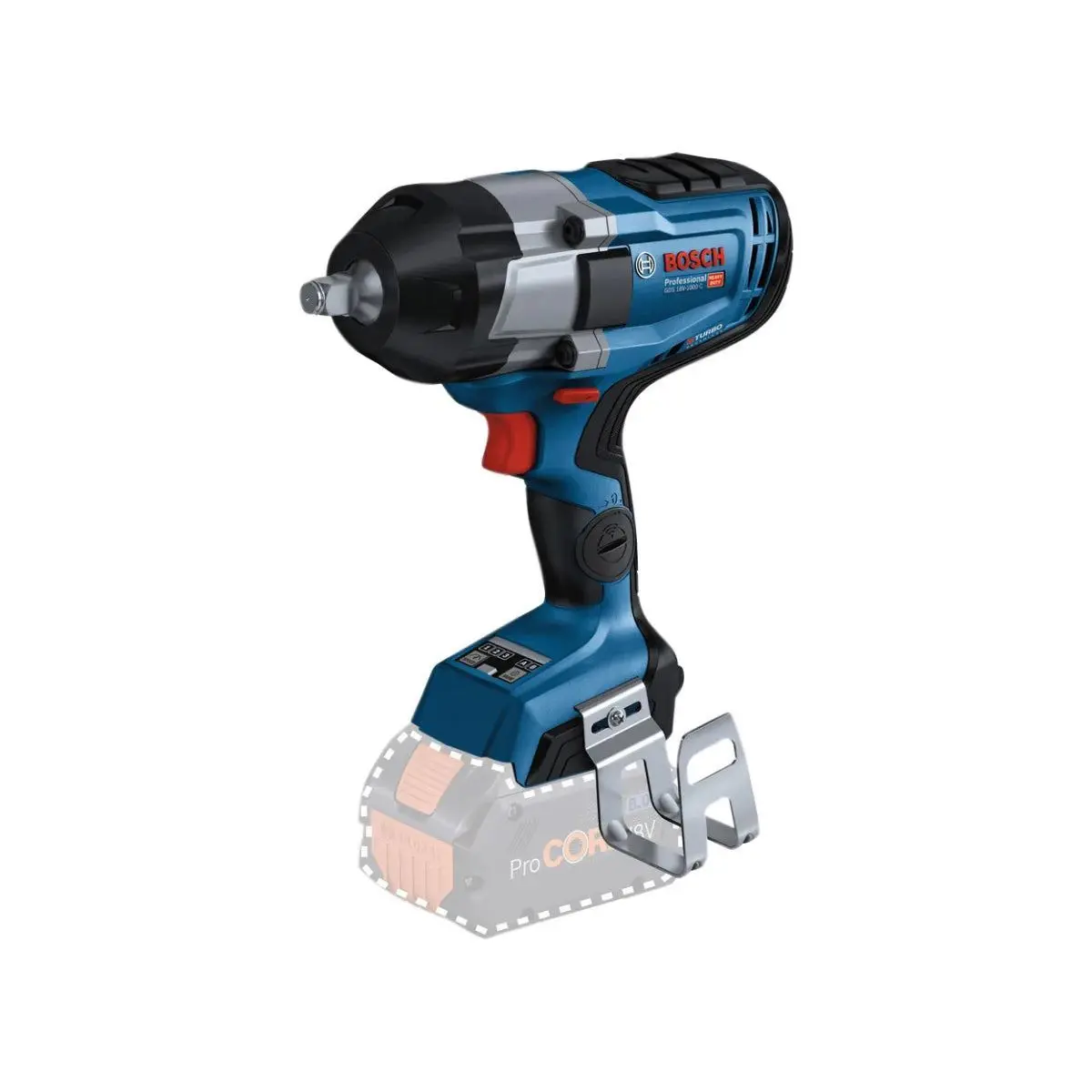 Bosch Gds 18V-1000 C Pro Impact Wrench Body Only For Heavy-Duty Performance 06019J8000 1