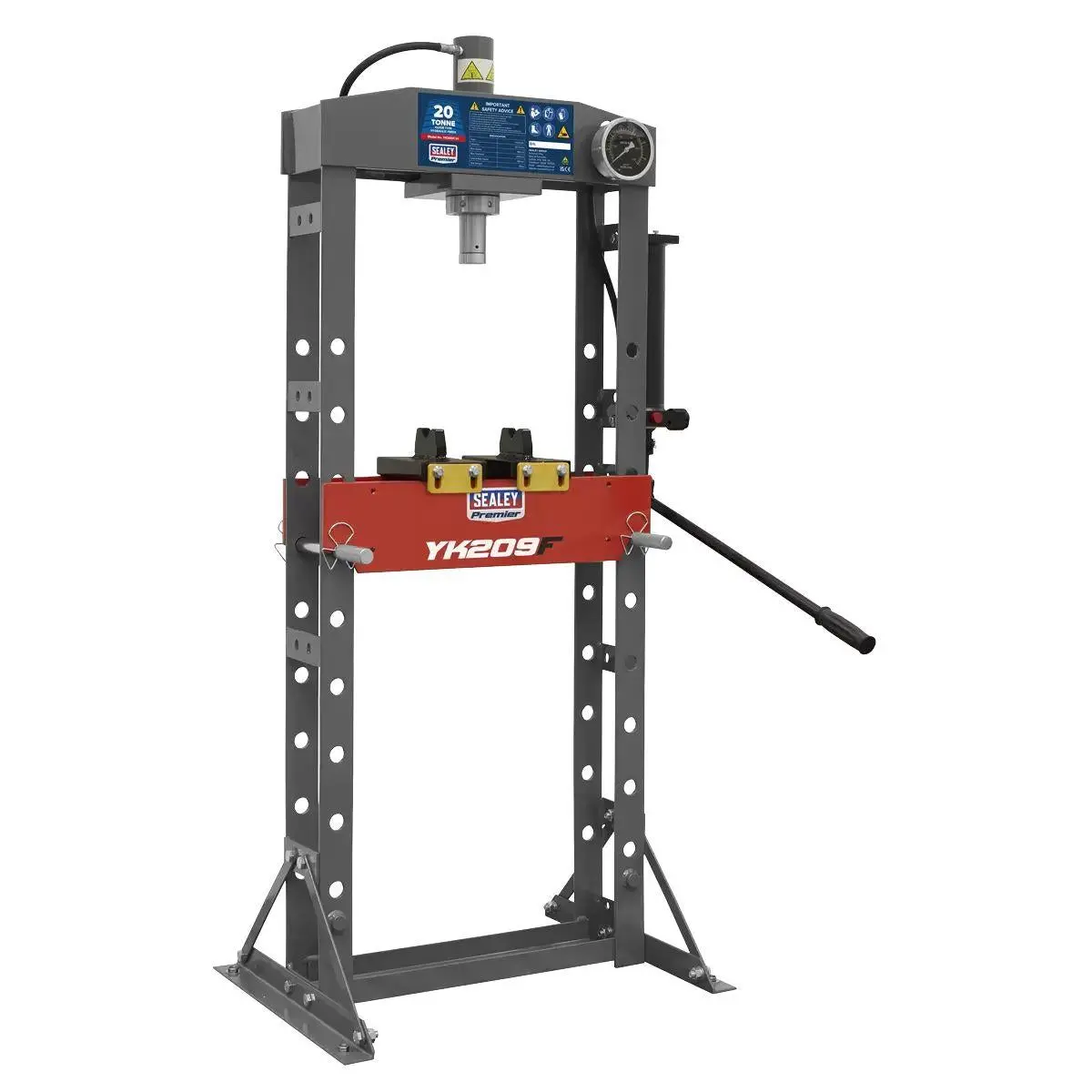 Sealey Yk209f Premier Heavy-Duty Floor Type Hydraulic Press 20 Tonne 1
