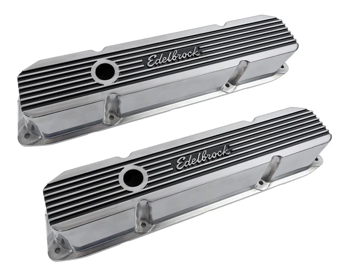 Edelbrock 4276 Elite Ii Aluminum Valve Covers 1