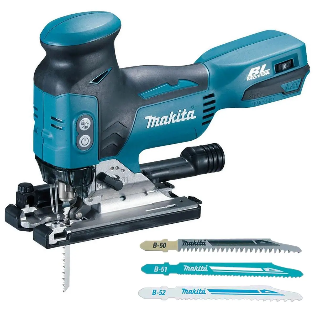 Makita Djv181z 18V Brushless Barrel Handle Jigsaw With Blades Pack Of 3 1