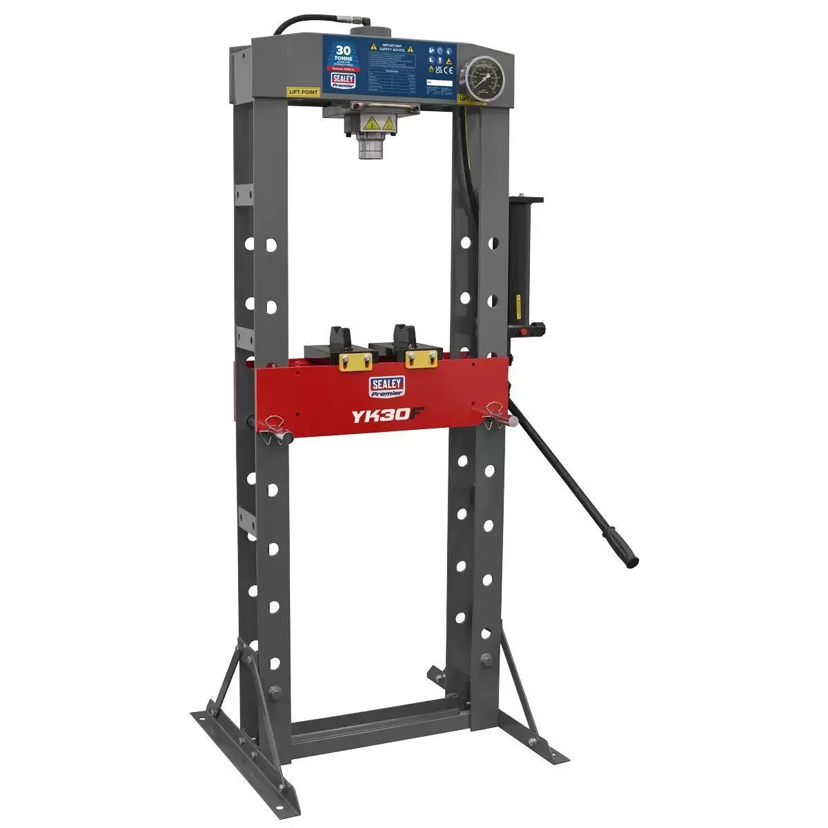 Sealey Yk30f Premier Hydraulic Floor Type Press 30 Tonne 1