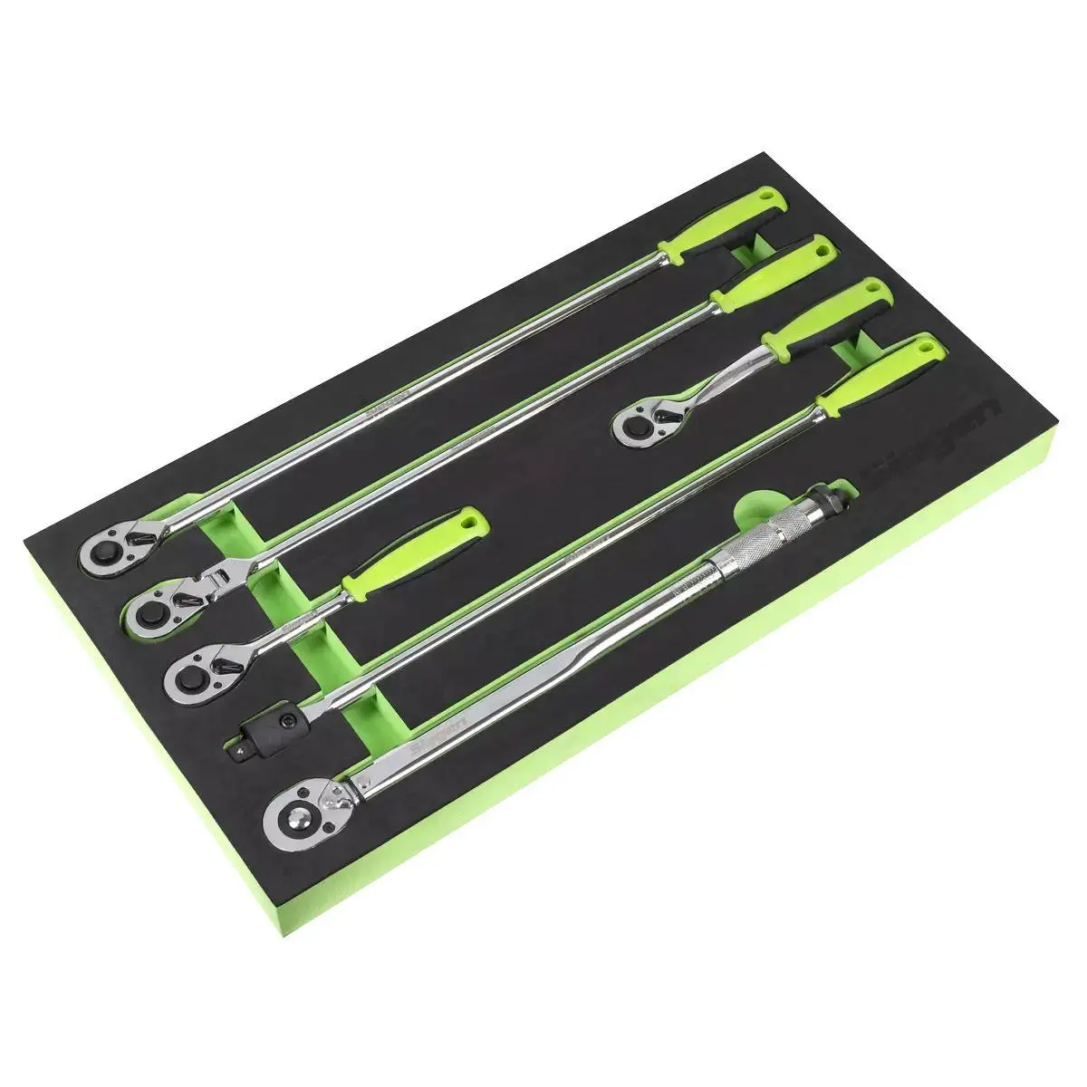 Sealey S01326 Siegen Ratchet Wrench, Breaker Bar & Torque Wrench Set 1/2"Sq Drive 6Pc 1