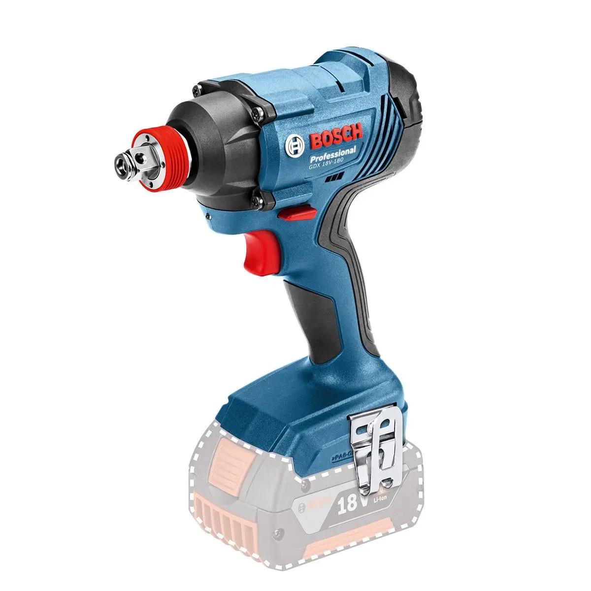 Bosch Gdx 18V-180 Cordless Impact Driver/Wrench Powerful And Versatile Tool Body Only 06019G5204 1