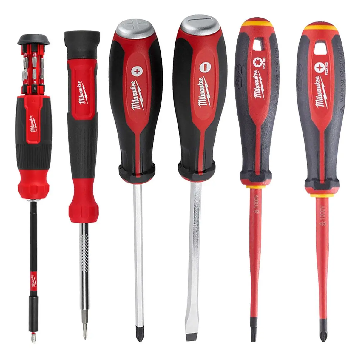 Milwaukee Tri-Lobe Vde Precision Multi-Bit Screwdriver Set 6 Piece 1