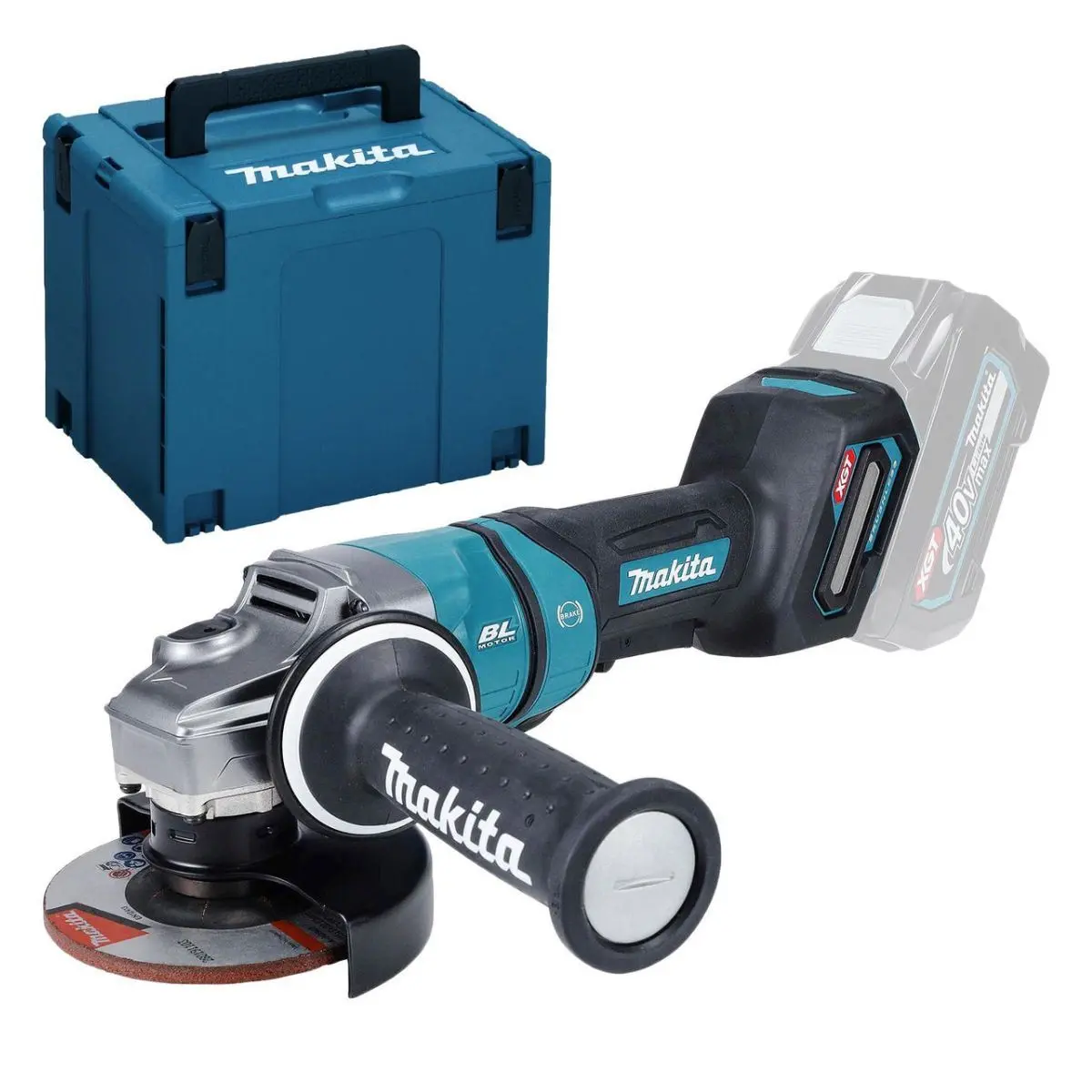 Makita Ga049gz01 40V Xgt Max 115Mm Brushless Angle Grinder With Type 4 Case 1
