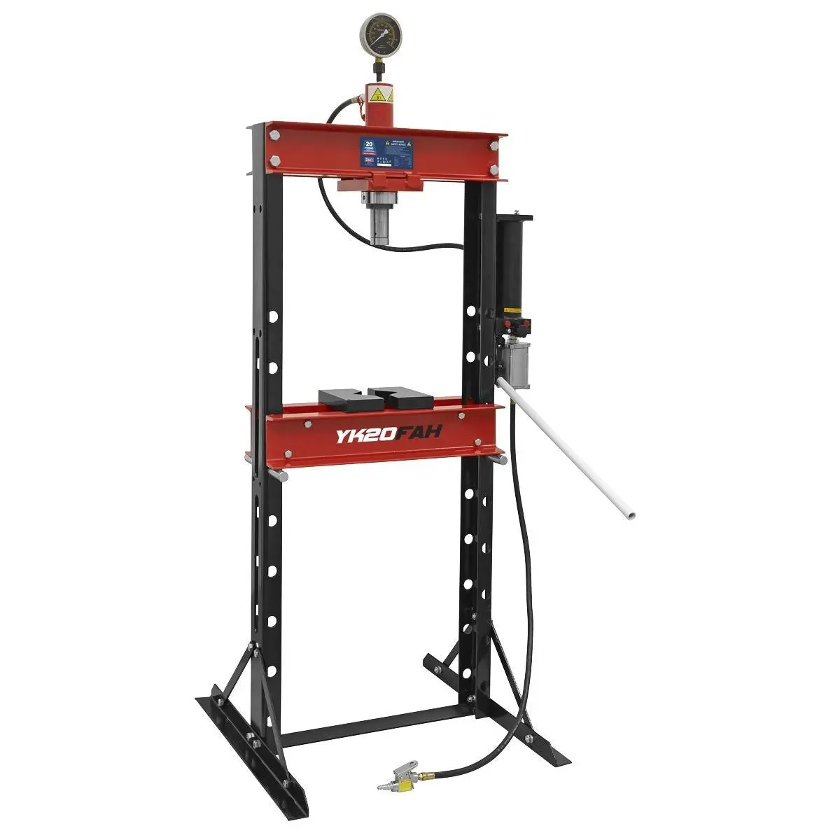Sealey Yk20fah Air/Hydraulic Press 20 Tonne Floor Type 1