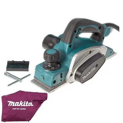 Makita Kp0800/2 3"/82Mm Heavy Duty Planer 620W 240V With Dust Bag 1