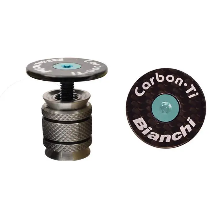 Carbon Ti Bianchi Top Cap & Expander Plug 1