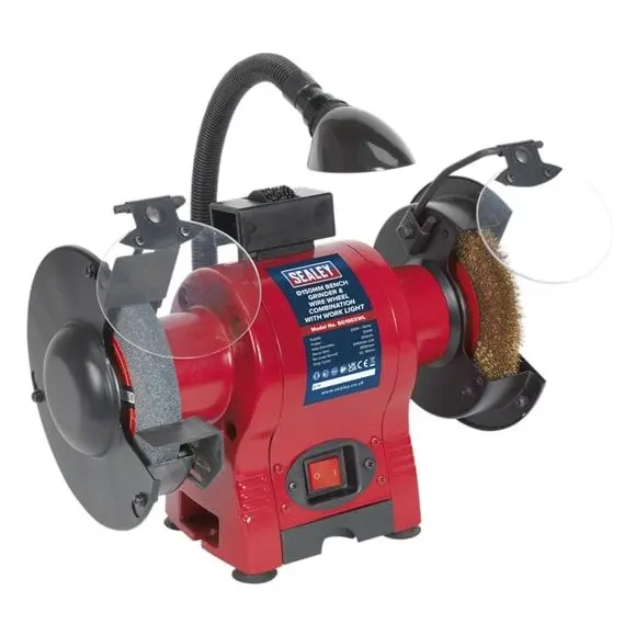 Sealey Bg150xwl Bench Grinder Ø150mm With Worklight 250W/230V 1