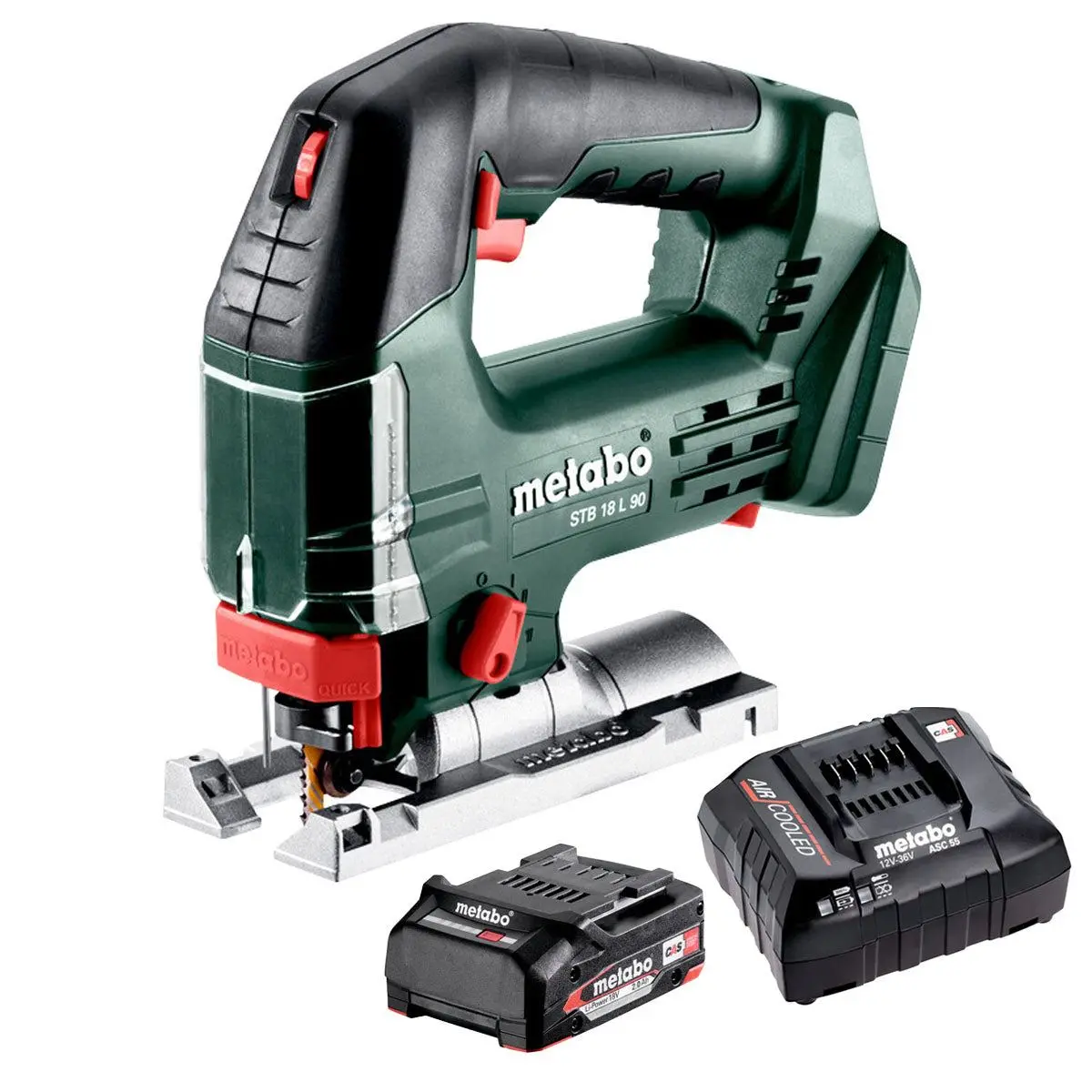 Metabo Stb 18 L 90 18V Bow Handle Jigsaw With 1 X 2.0Ah Battery & Charger 1