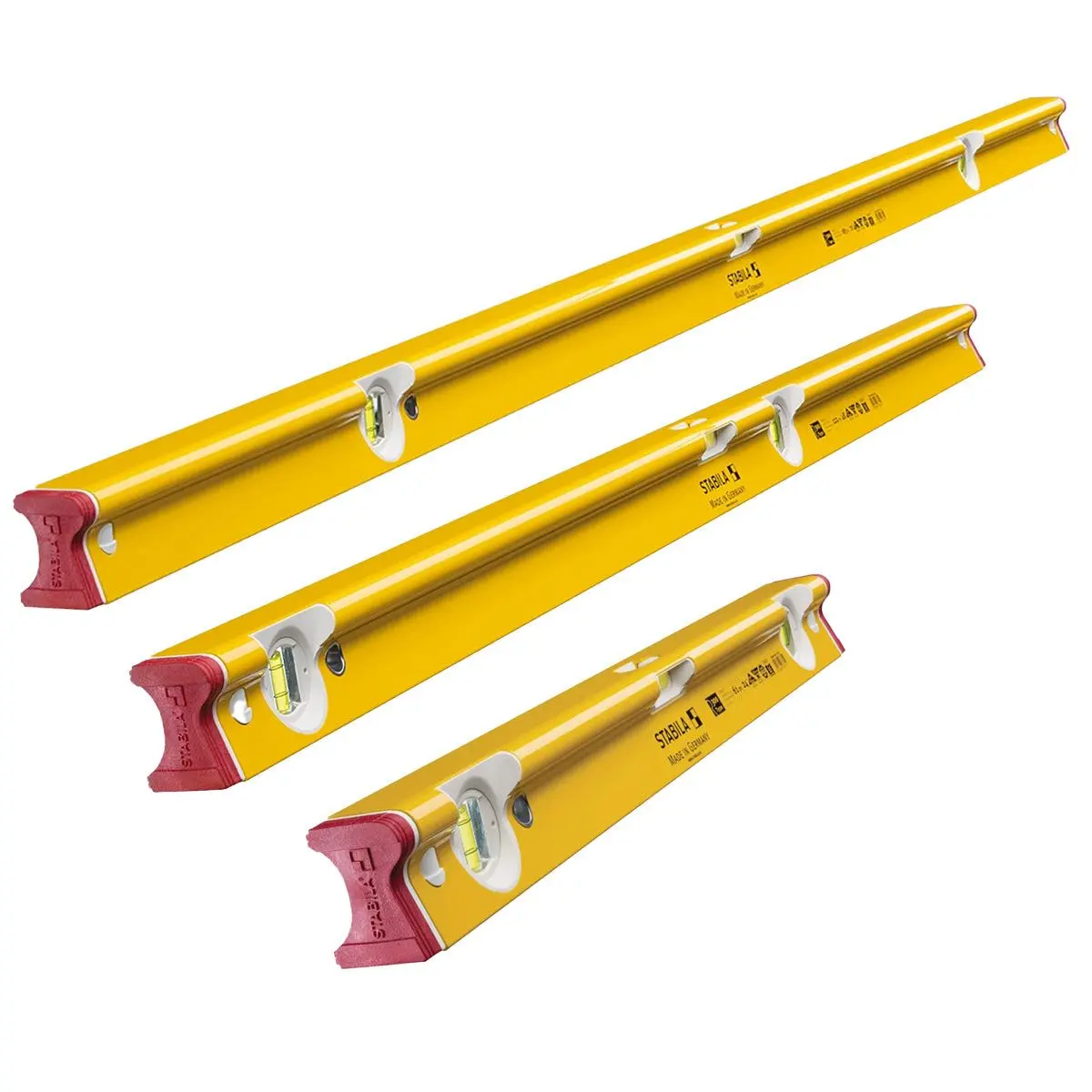 Stabila R-Type Spirit Level 3 Vial 24" / 48" / 72 " Triple Set 1