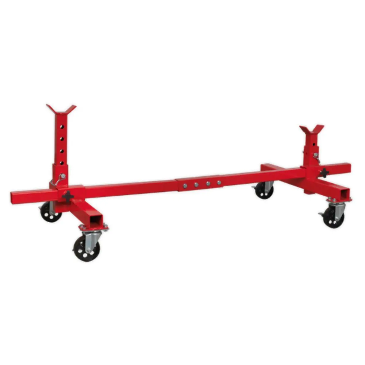 Sealey Vmd001 900Kg Adjustable 2-Post Vehicle Moving Dolly 1