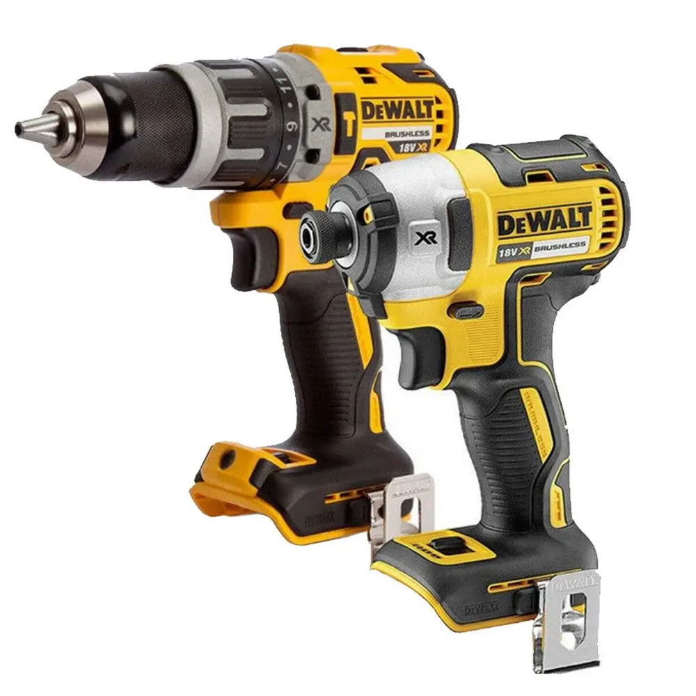 Dewalt 18V Lxt Cordless Brushless Impact Driver With Combi Drill Twin Pack 1