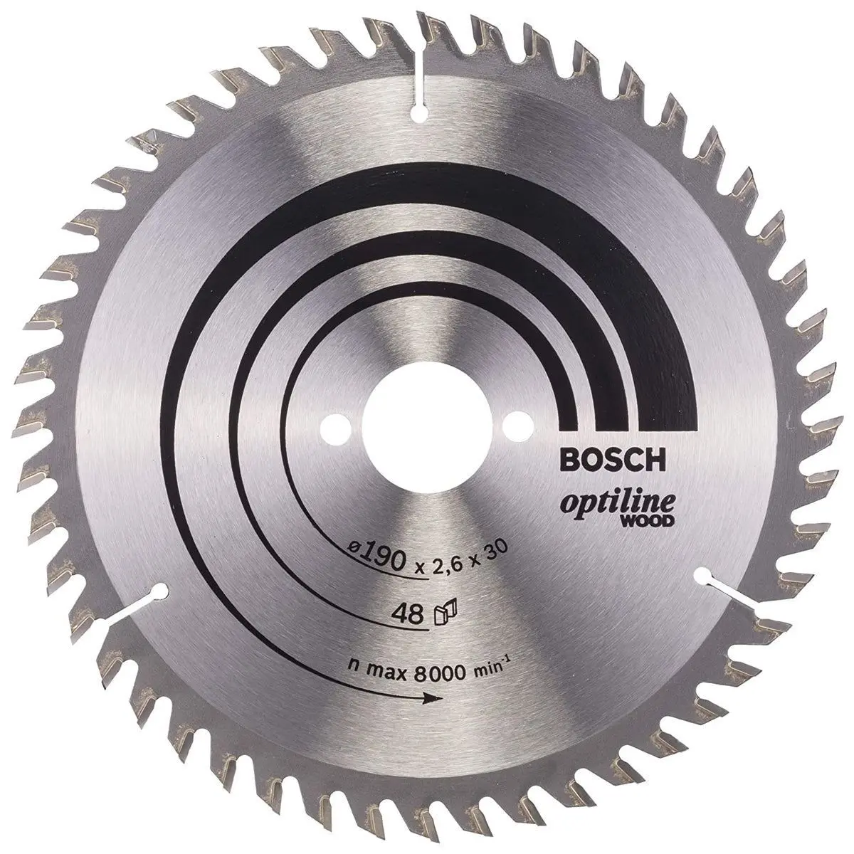 Bosch 190Mm 48T Wood Circular Saw Blade Optiline - 2608640617 1