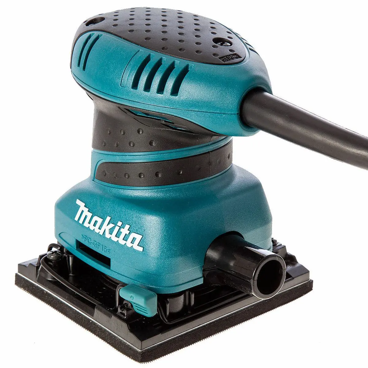 Makita Bo4555/1 Hook & Loop Clamp Finishing Palm Sander 110V With Dust Bag 2