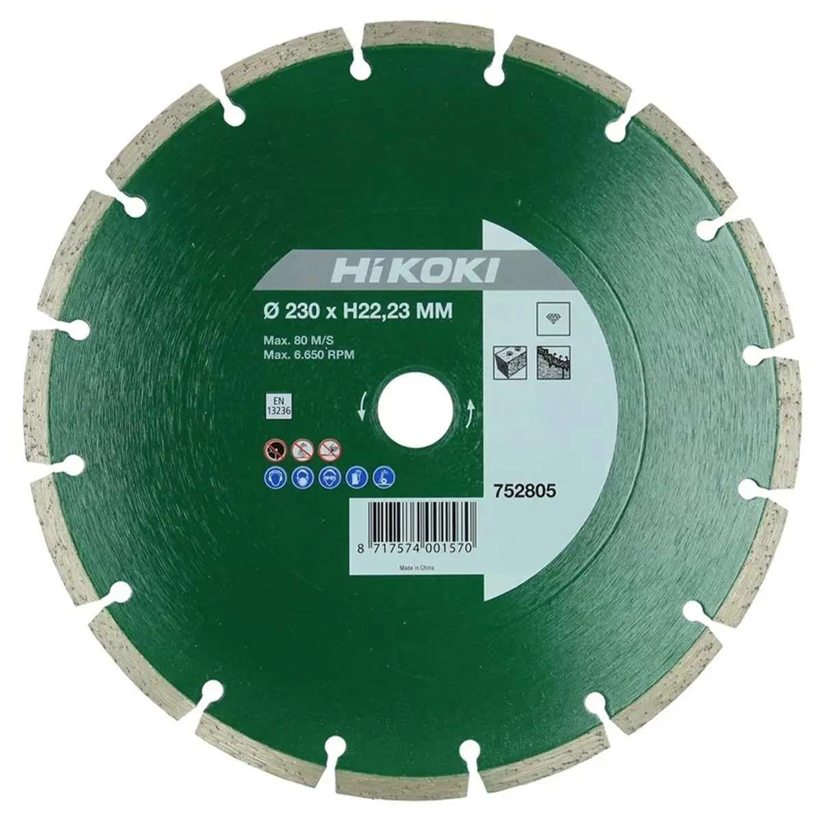 Hikoki 752805 230Mm Universal Diamond Saw Blade 1