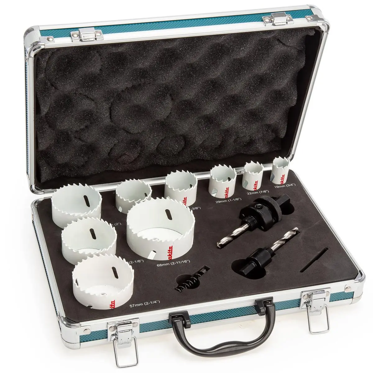 Makita Electricians Holesaw 12 Piece With Aluminium Case D-47282 1