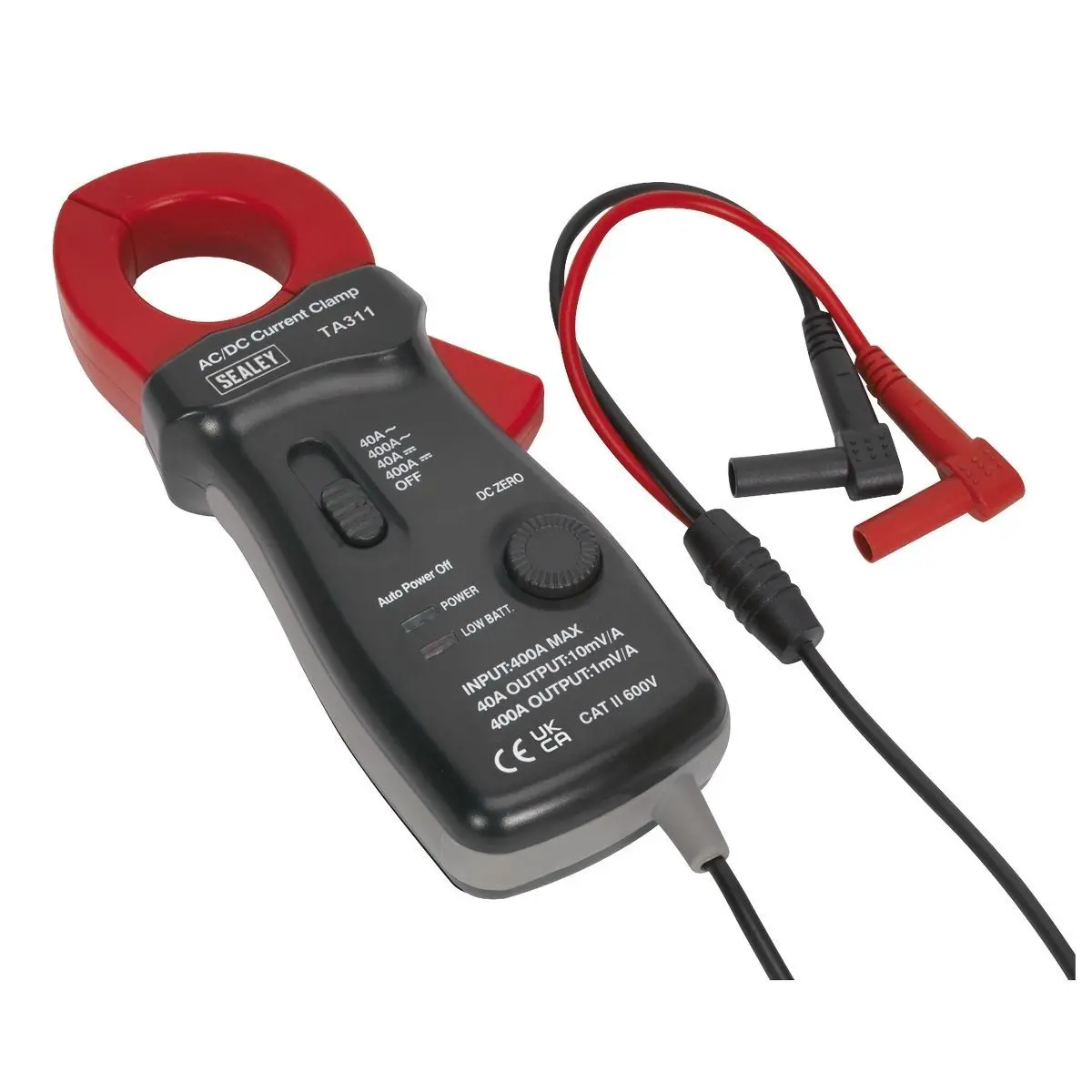 Sealey Ta311 Current Clamp 40A/400A Ac/Dc Ø28mm 1